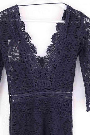 Robe Ba&Sh Kya Bleu en Coton