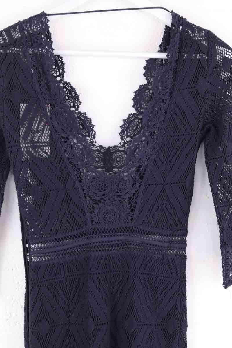 Robe Ba&Sh Kya Bleu en Coton