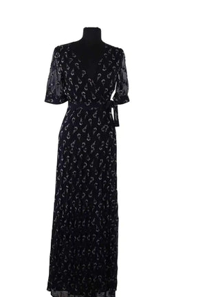 Robe Ba&Sh Madona Noir en Soie, taille XS - Seconde Main