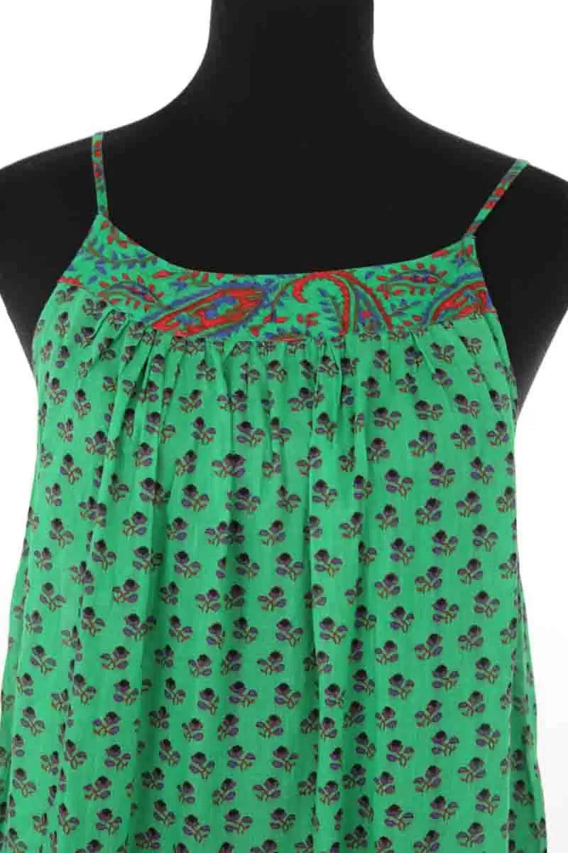 Robe Ba&Sh margot lady dress Vert en Coton