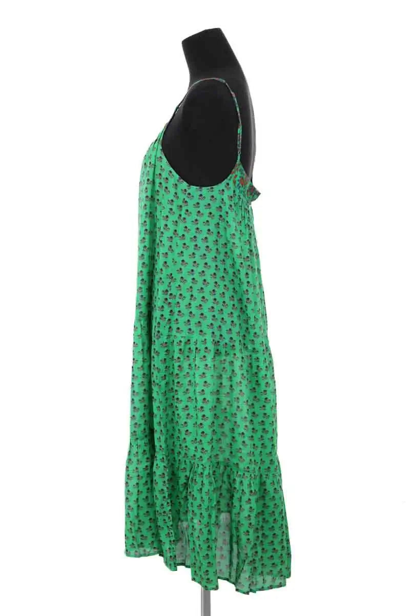 Robe Ba&Sh margot lady dress Vert en Coton