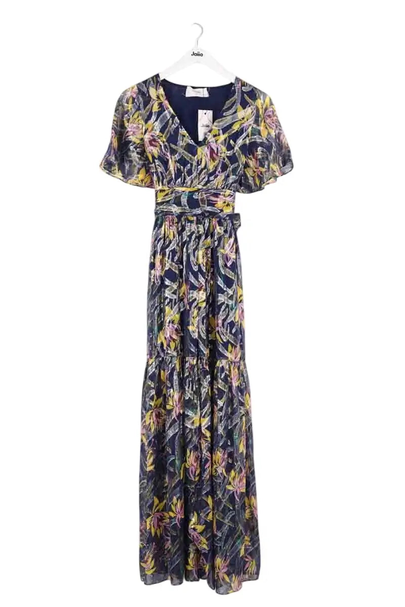 Robe Ba&Sh Marine en Soie, taille XS - Seconde Main