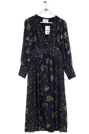 Robe Ba&Sh Marine en Synthétique, taille M - Seconde Main