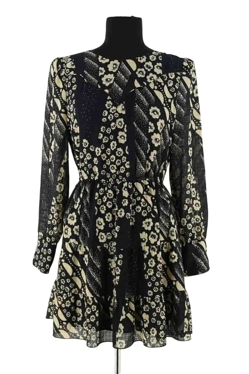 Robe Ba&Sh Marine en Synthétique, taille S - Seconde Main