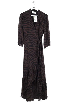 Robe Ba&Sh Marron en Synthétique, taille M - Seconde Main