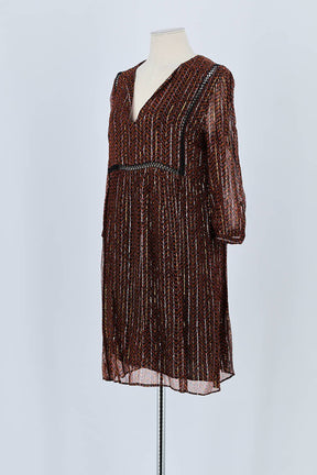 Robe Bash Marron en Viscose