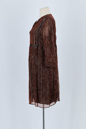 Robe Bash Marron en Viscose