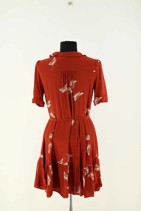 Robe Ba&Sh Marron en Viscose