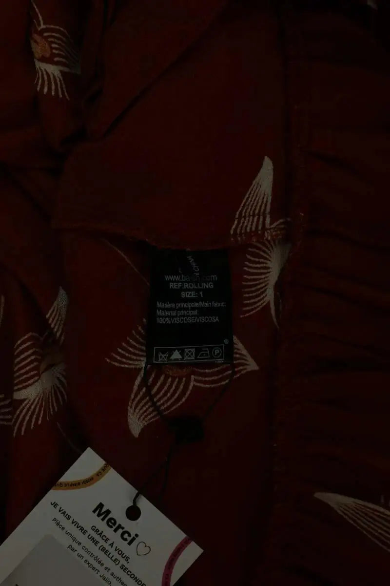 Robe Ba&Sh Marron en Viscose