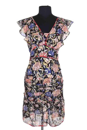 Robe Ba&Sh Multicolore en Soie, taille XS - Seconde Main