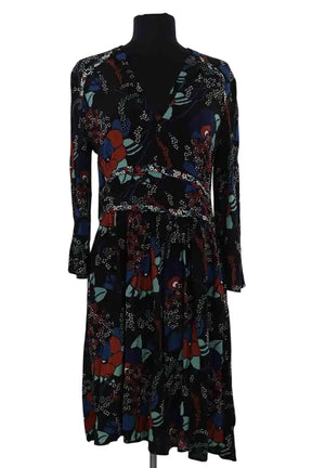 Robe Ba&Sh Noir en Synthétique, taille M - Seconde Main