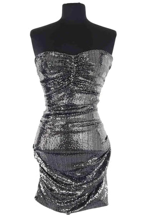 Robe Ba&Sh Noir en Synthétique, taille S - Seconde Main