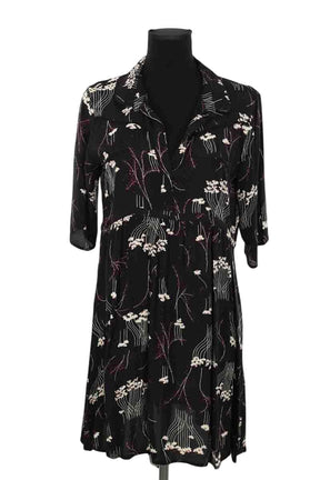 Robe Bash Noir en Viscose, taille M - Seconde Main