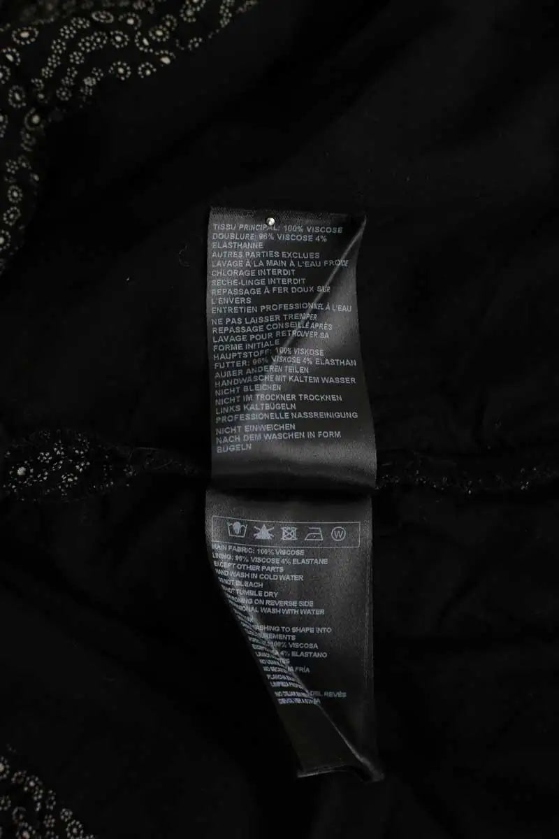 Robe Bash Noir en Viscose