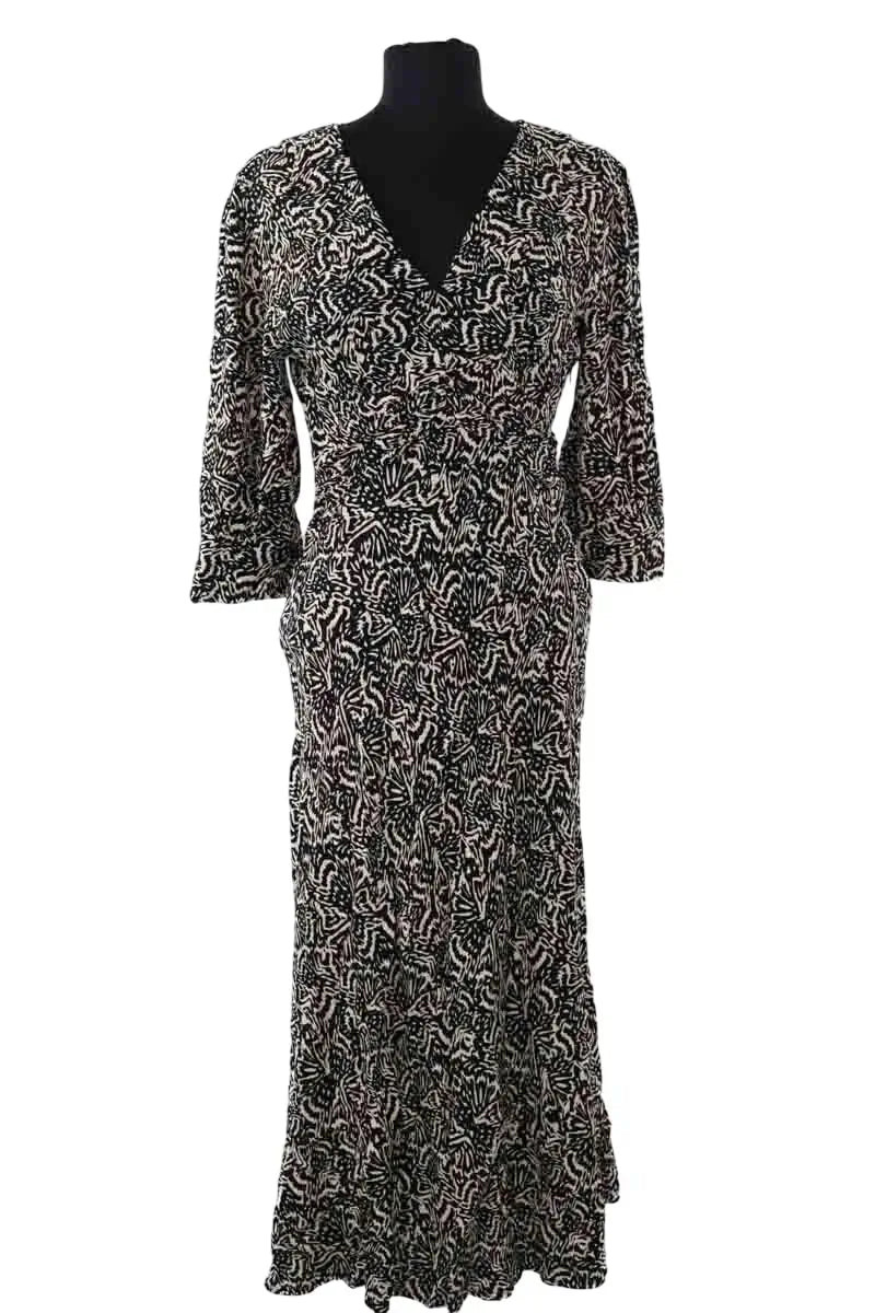 Robe Ba&Sh Noir en Viscose, taille M - Seconde Main
