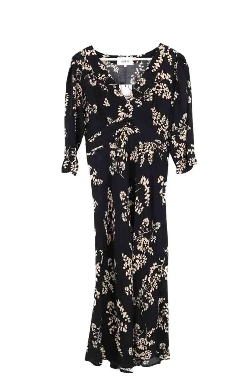 Robe Ba&Sh Noir en Viscose, taille M - Seconde Main