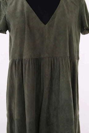 Robe Ba&Sh Omega Kaki en Daim