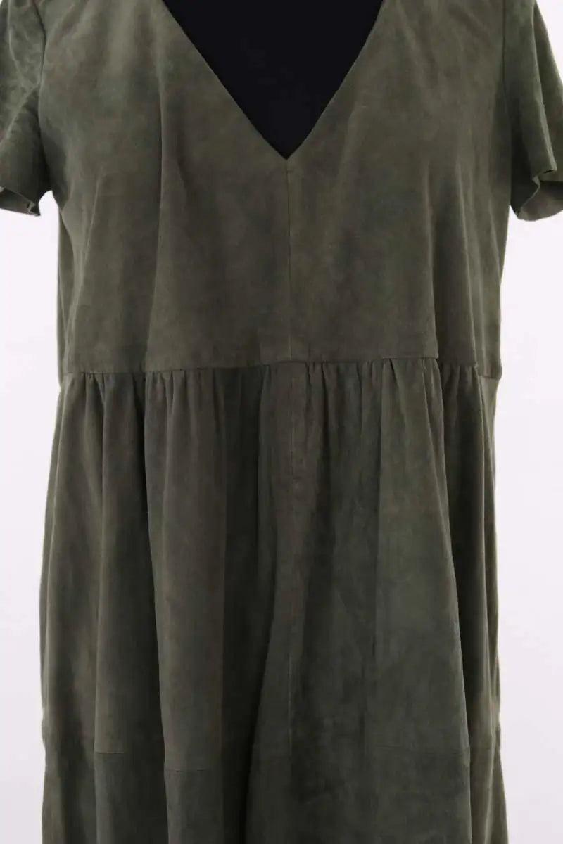 Robe Ba&Sh Omega Kaki en Daim