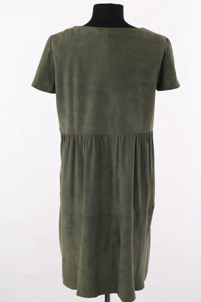 Robe Ba&Sh Omega Kaki en Daim