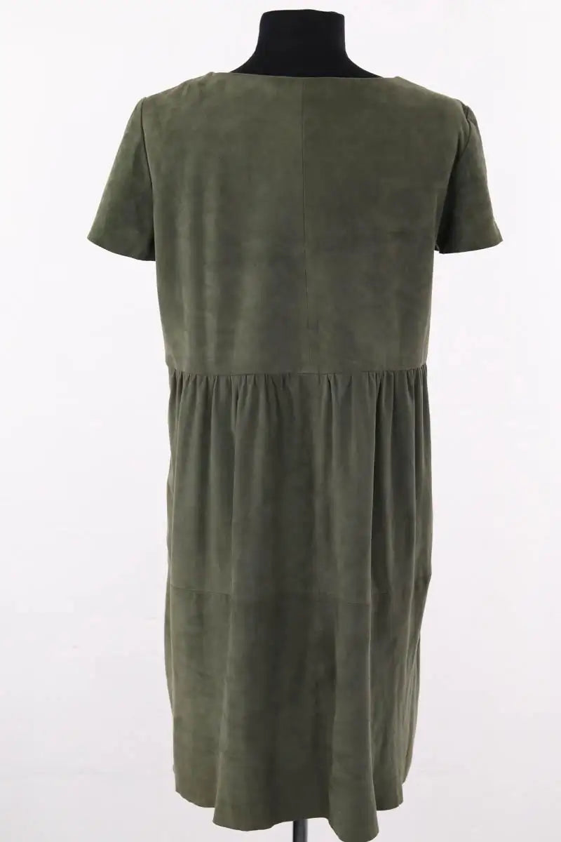 Robe Ba&Sh Omega Kaki en Daim