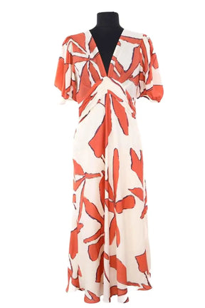 Robe Ba&Sh Orange en Synthétique, taille M - Seconde Main