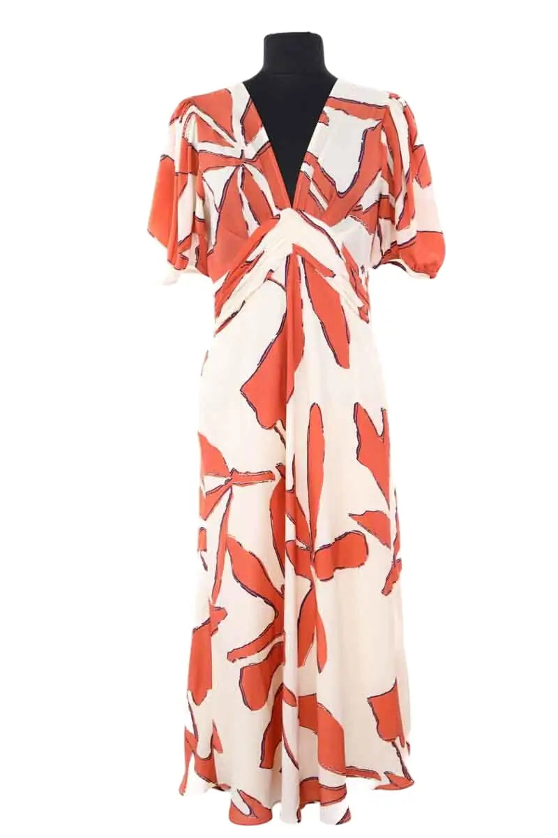 Robe Ba&Sh Orange en Synthétique, taille M - Seconde Main