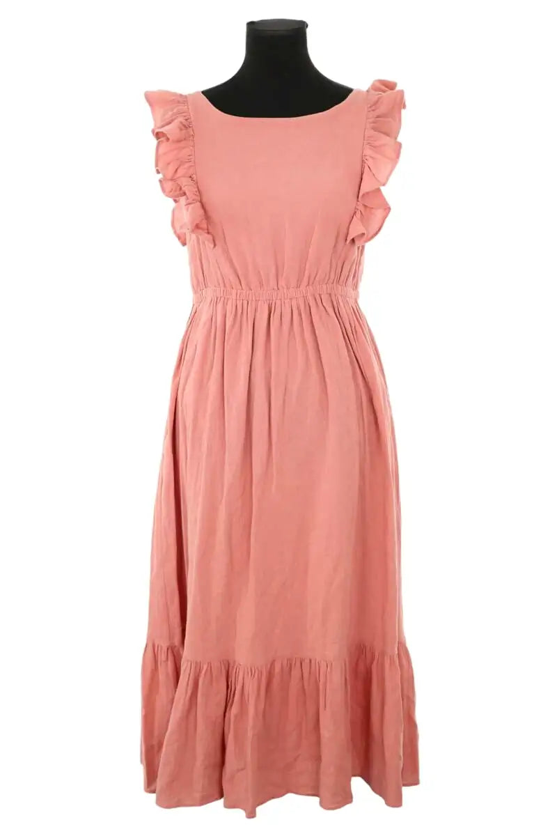 Robe Ba&Sh Rose en Coton, taille M - Seconde Main