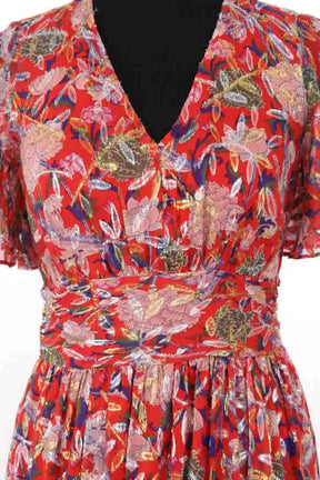 Robe Ba&Sh Rouge en Soie