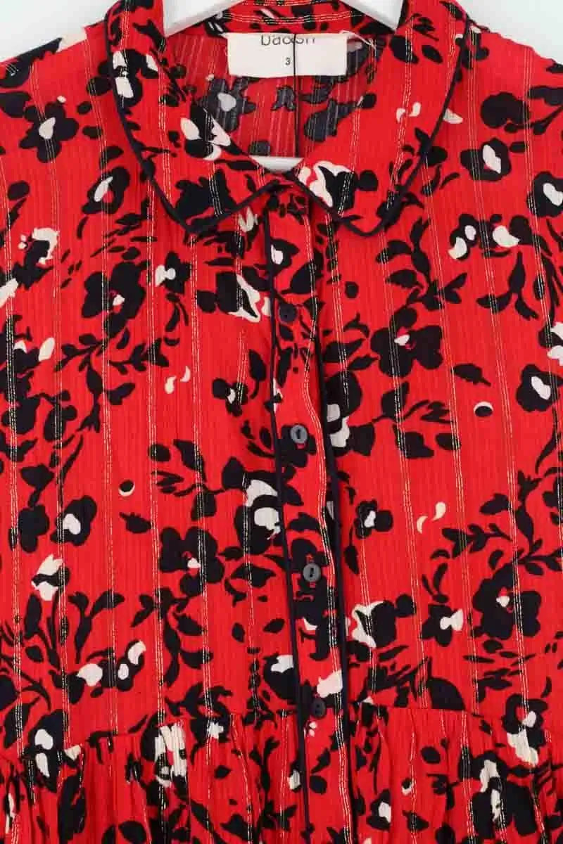 Robe Ba&Sh Rouge en Synthétique