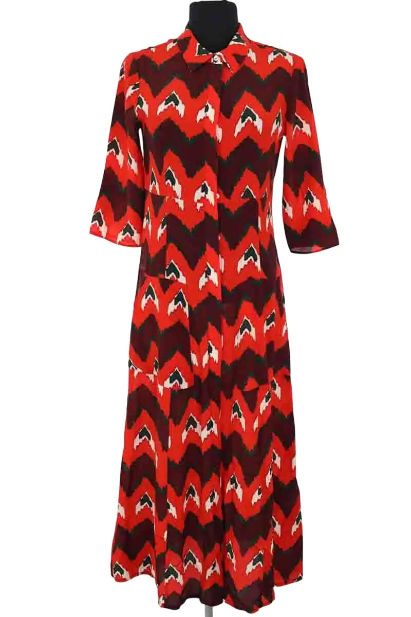 Robe Ba&Sh Rouge en Synthétique, taille XS - Seconde Main