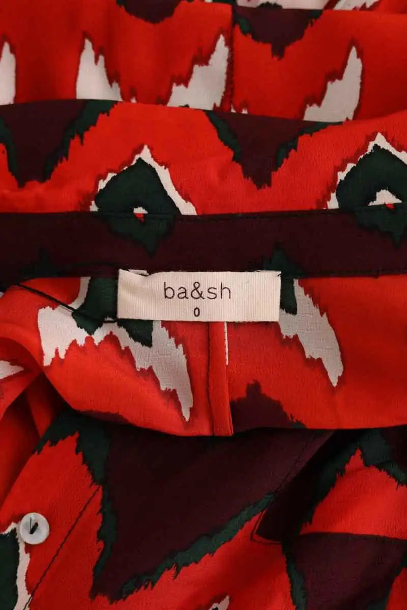 Robe Ba&Sh Rouge en Synthétique