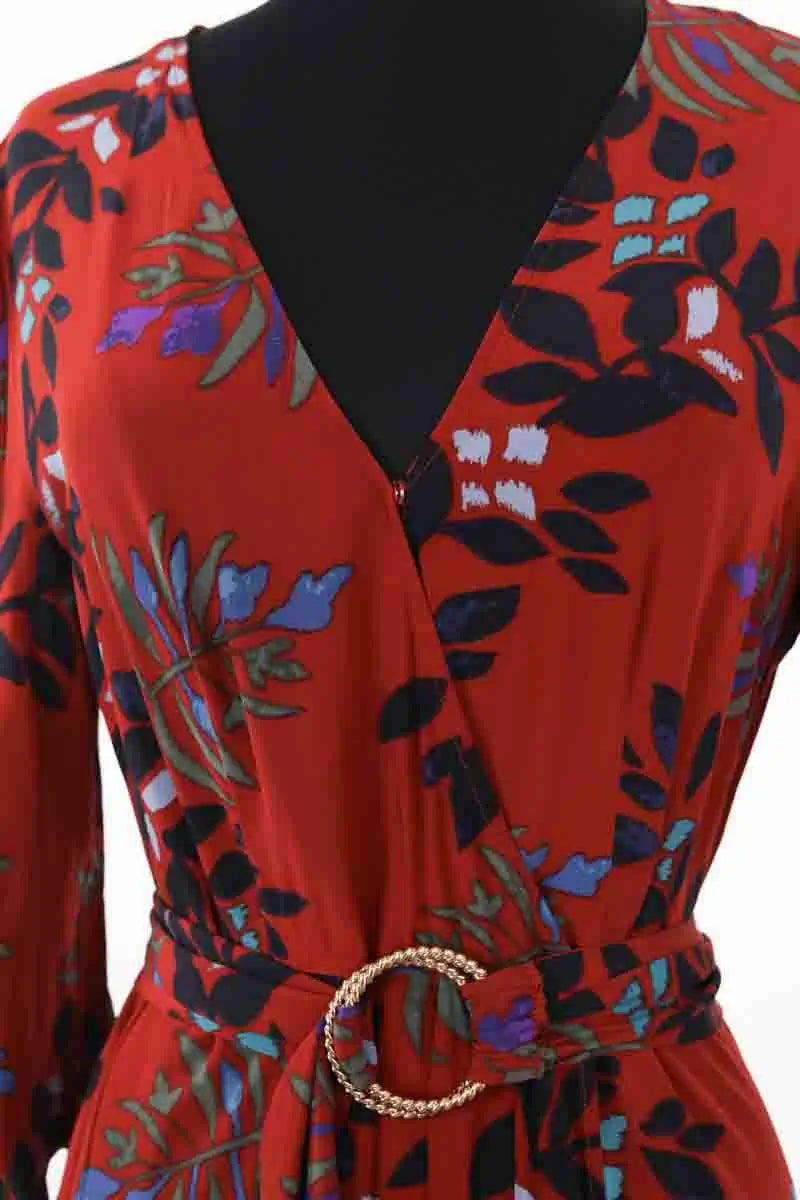 Robe Ba&Sh Rouge en Viscose