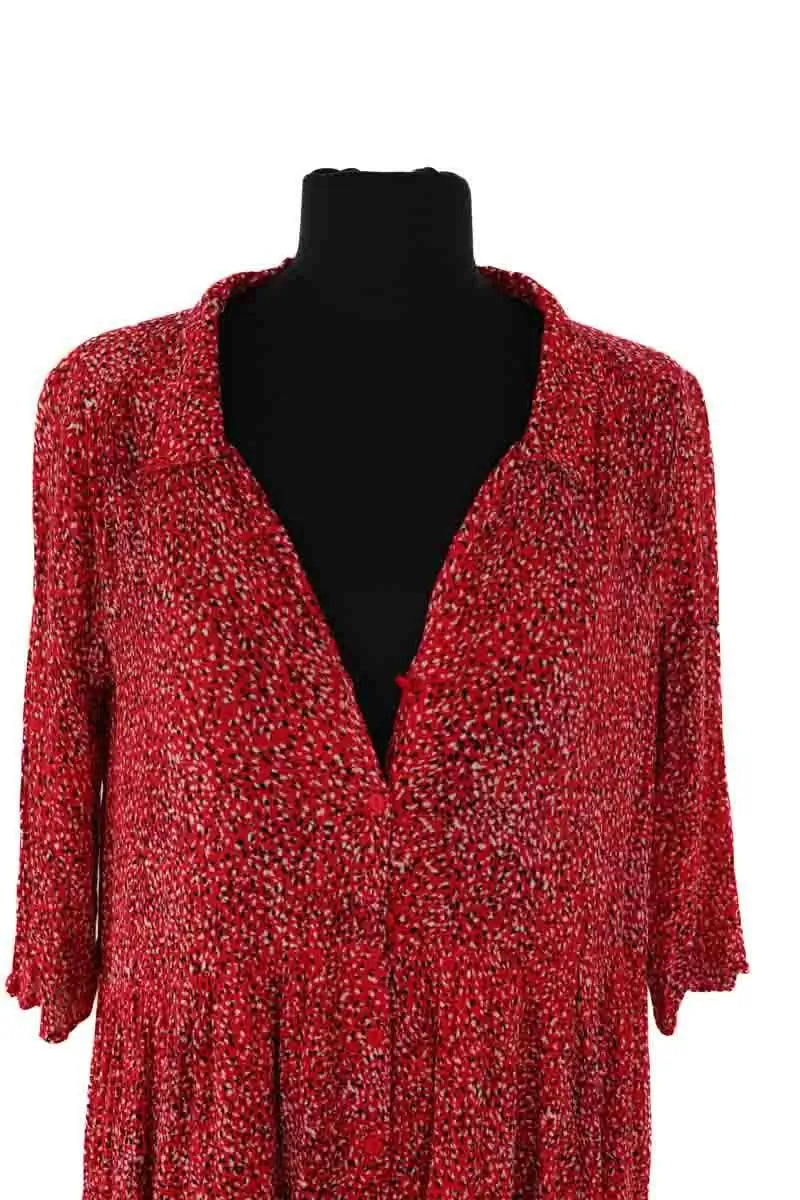 Robe Ba&Sh Rouge en Viscose