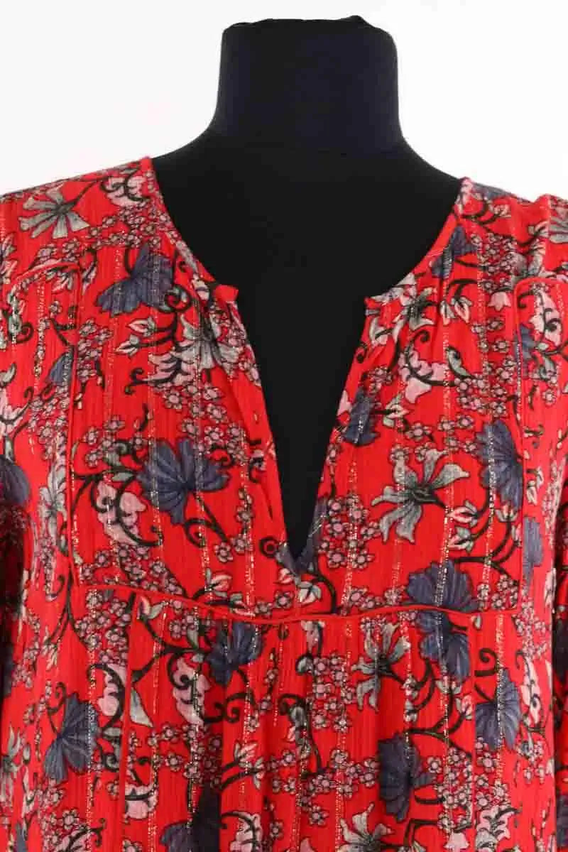 Robe Ba&Sh Rouge en Viscose