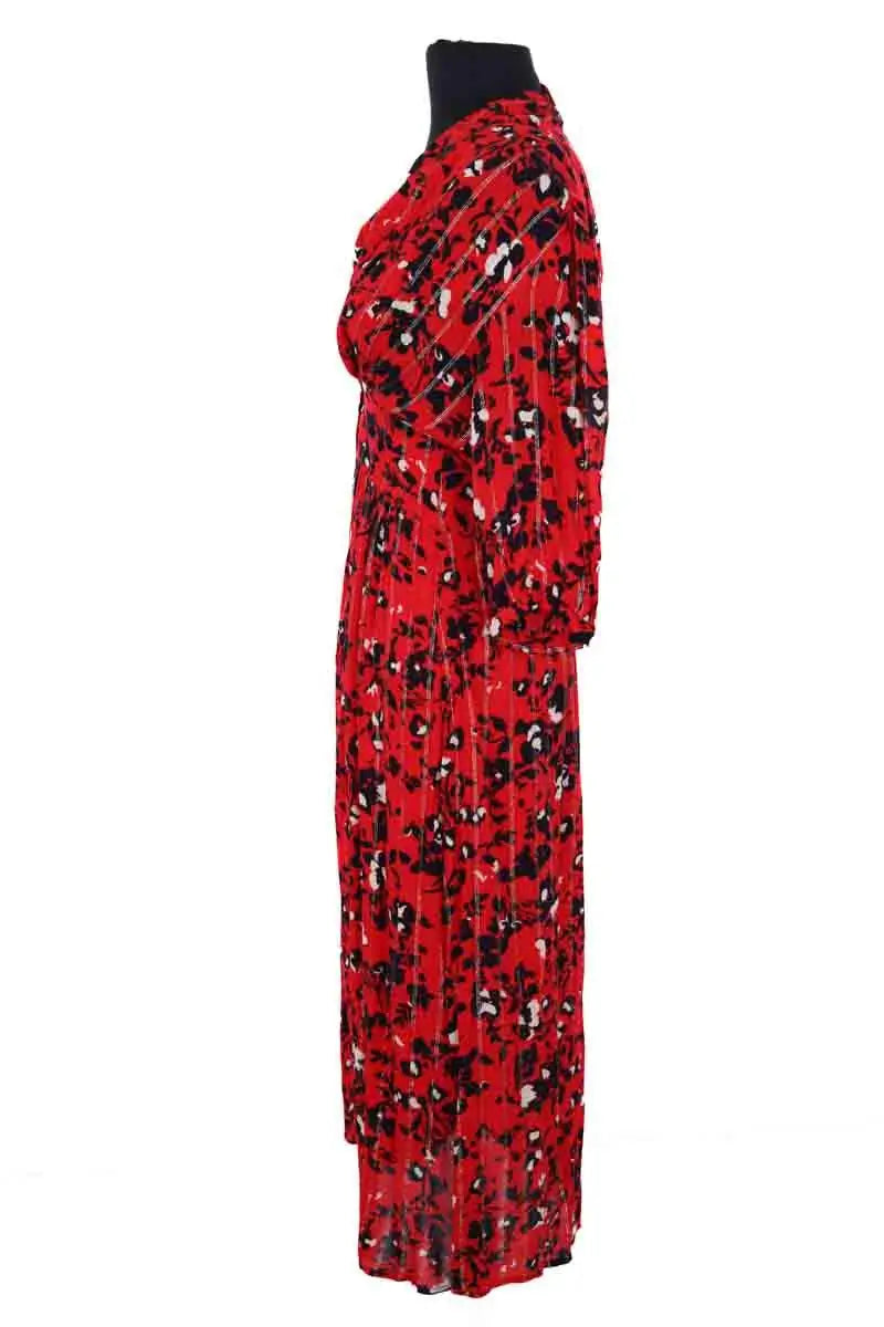 Robe Ba&Sh Rouge en Viscose
