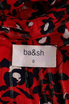 Robe Ba&Sh Rouge en Viscose