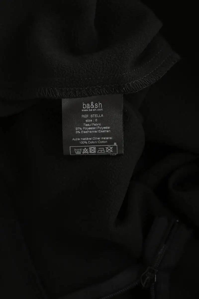Robe Bash Stella Noir en Polyester
