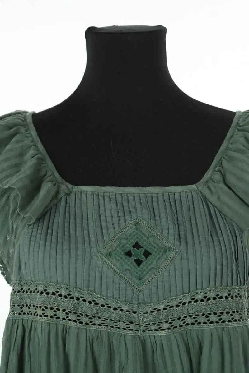 Robe Bash Vert en Coton