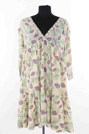 Robe Ba&Sh Vert en Coton, taille XS - Seconde Main