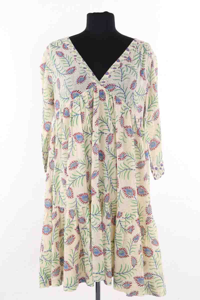 Robe Ba&Sh Vert en Coton, taille XS - Seconde Main