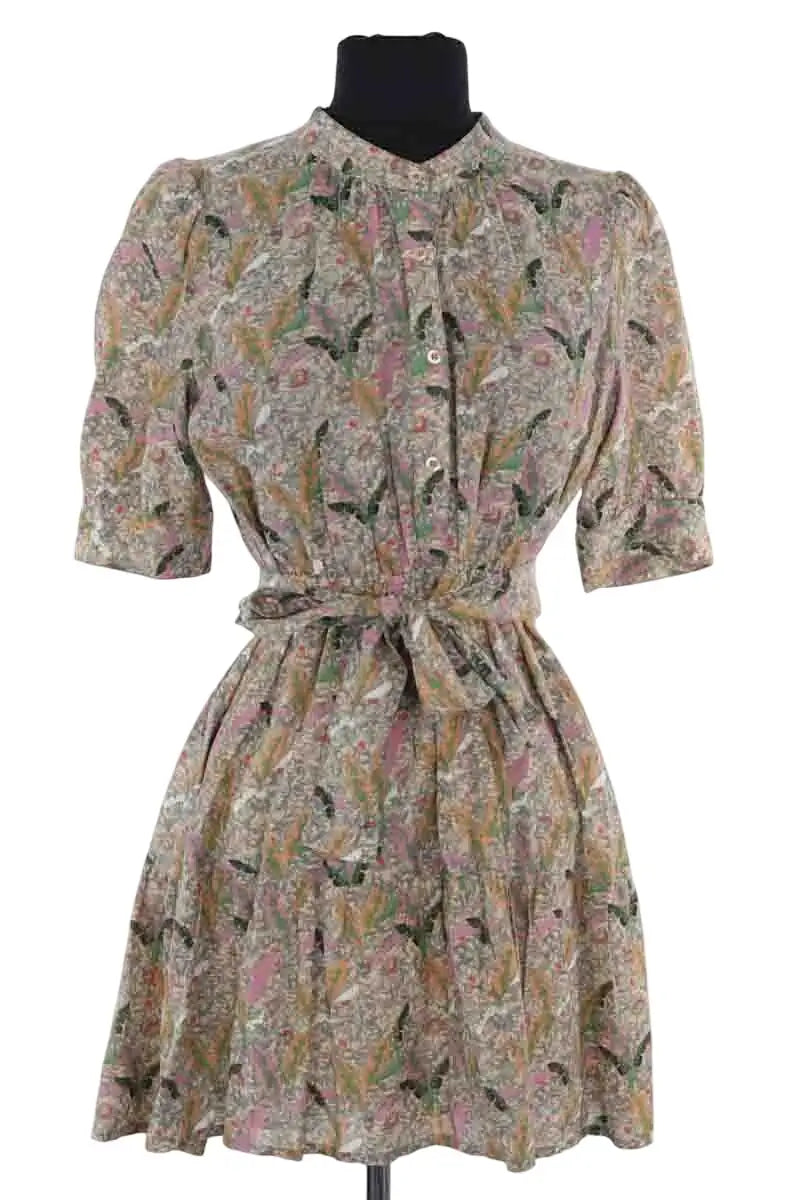 Robe Ba&Sh Vert en Coton, taille XS - Seconde Main