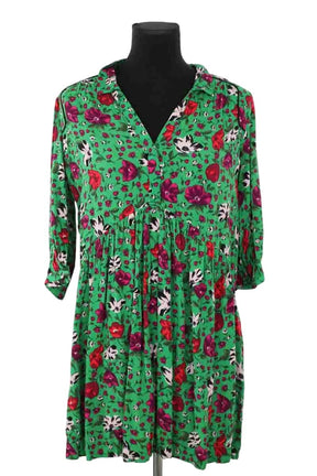 Robe Ba&Sh Vert en Viscose, taille S - Seconde Main
