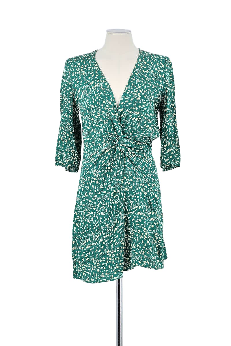 Robe Bash Vert en Viscose, taille S - Seconde Main
