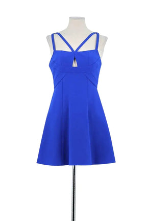 Robe BCBG Max Azria Bleu en Polyester, taille S - Seconde Main