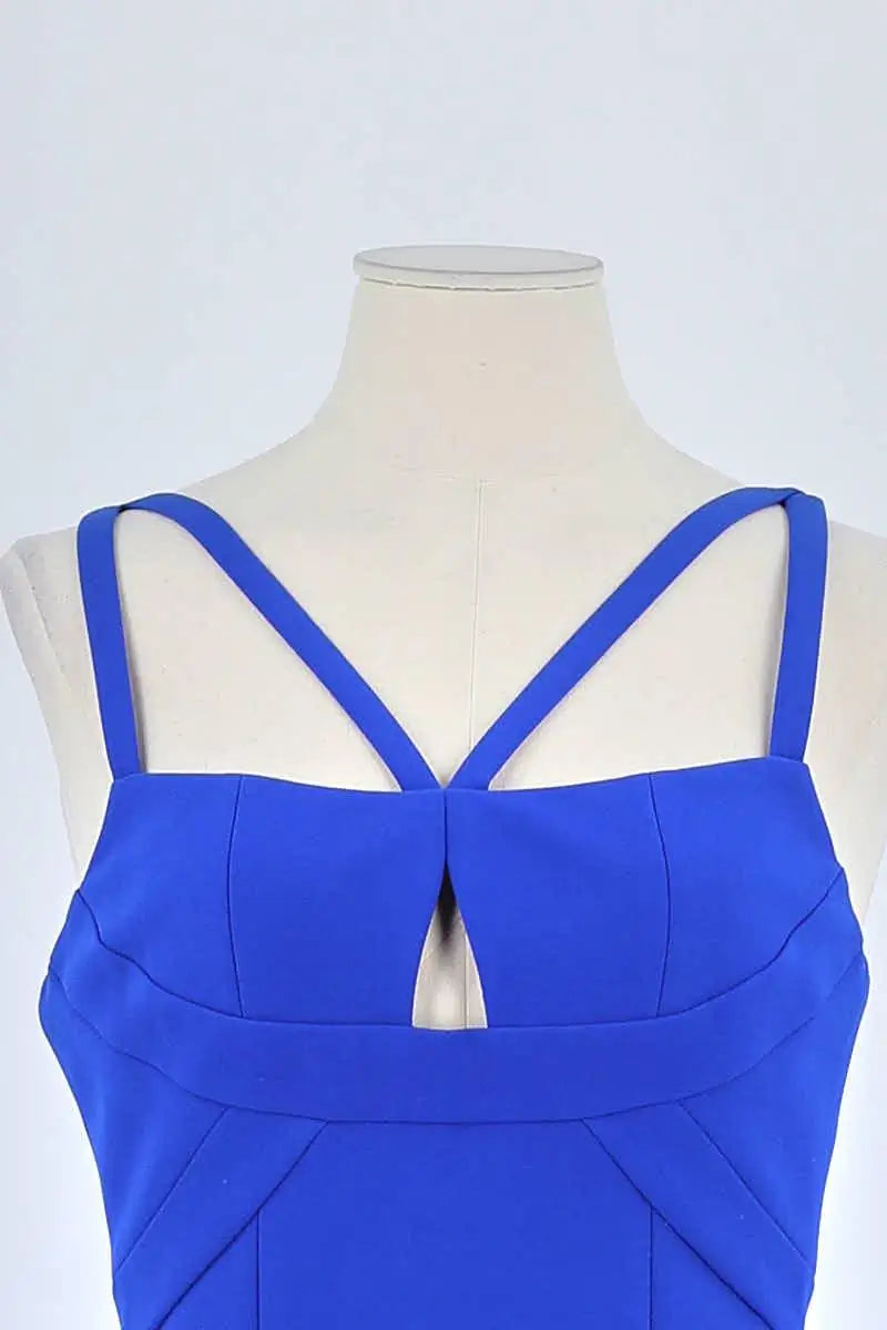 Robe BCBG Max Azria Bleu en Polyester