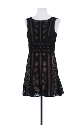 Robe BCBG Max Azria Noir en Synthétique, taille M - Seconde Main