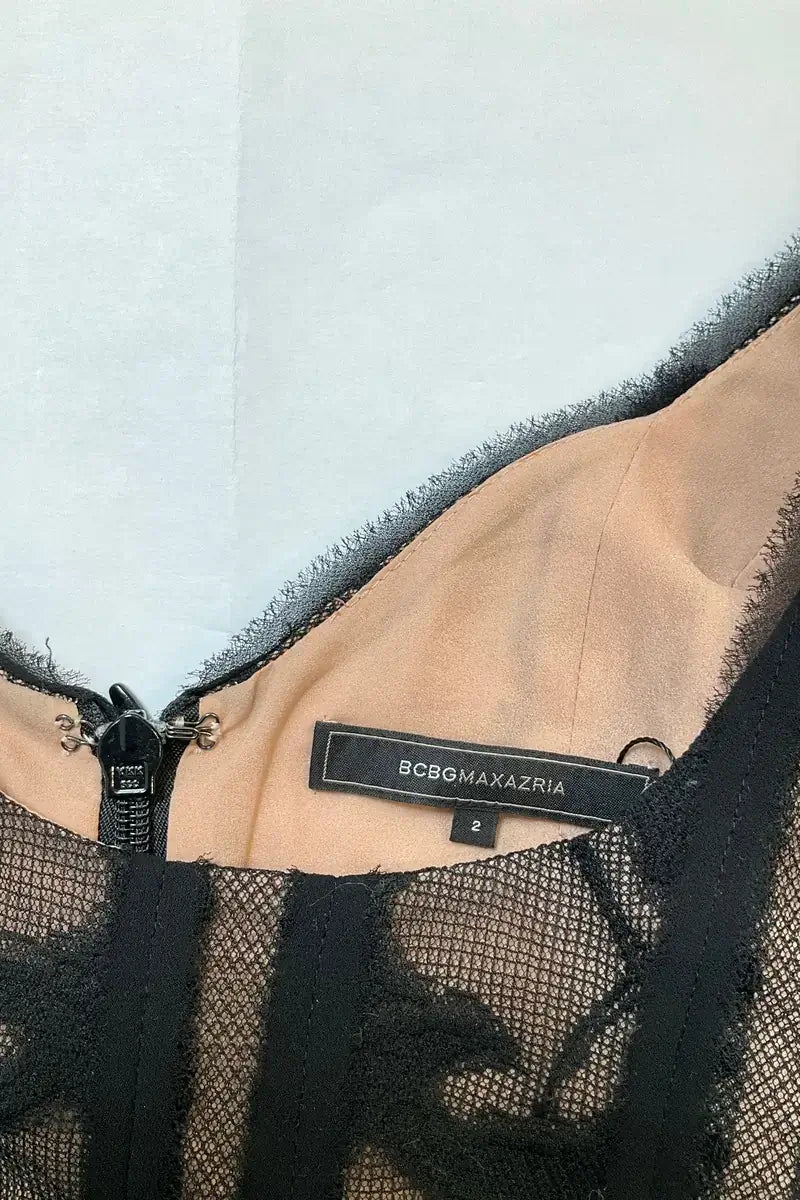 Robe BCBG Max Azria Noir en Synthétique