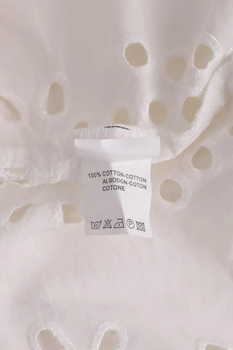 Robe Belair Blanc en Coton
