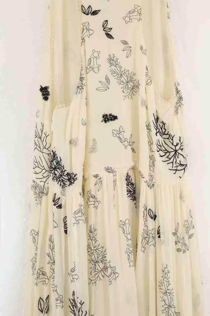 Robe Berenice Ecru en Viscose