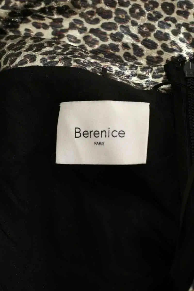 Robe Berenice Gris en Synthétique